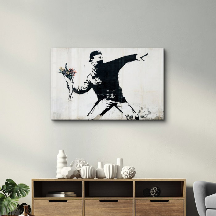 Wallity CAM-6008 Pintura Decorativa de Vidrio Templado 46 x 72 cm